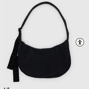 baggy medium nylon crescent bag